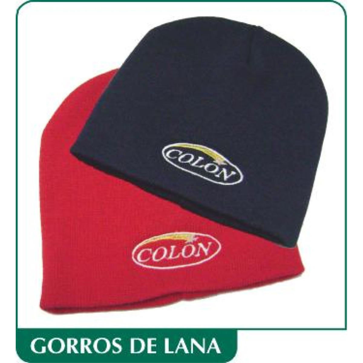 Gorros de lana personalizados