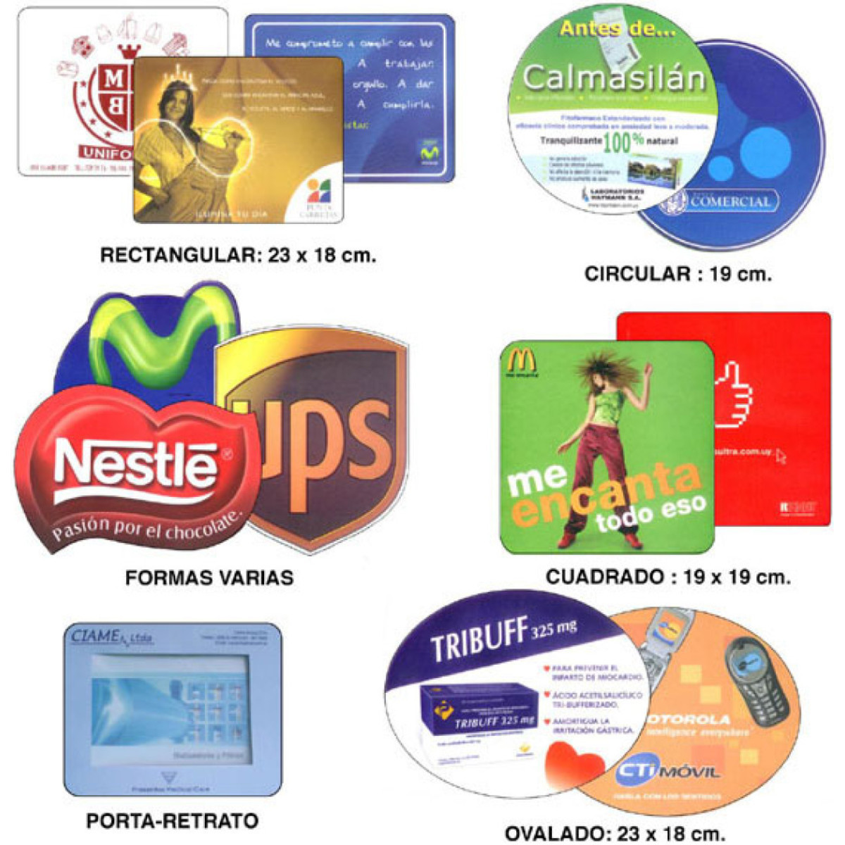 Mouse pads personalizados